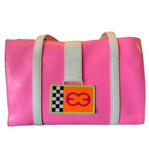 Escada Hot Pink Tote - Vintage